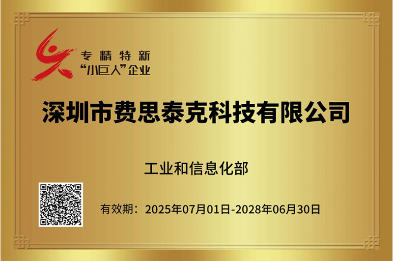 世界杯APP官方下载-2026美加墨世界杯官网
旗下核心子公司——费思泰克荣获专精特新小巨人